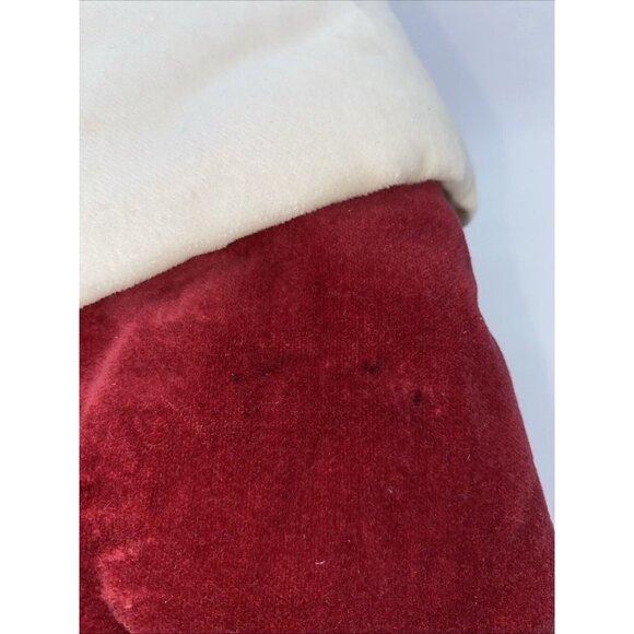 Pottery Barn Vance Mini Velvet Holiday Jester Elf Stocking Monogrammed Xmas - Picture 6 of 10